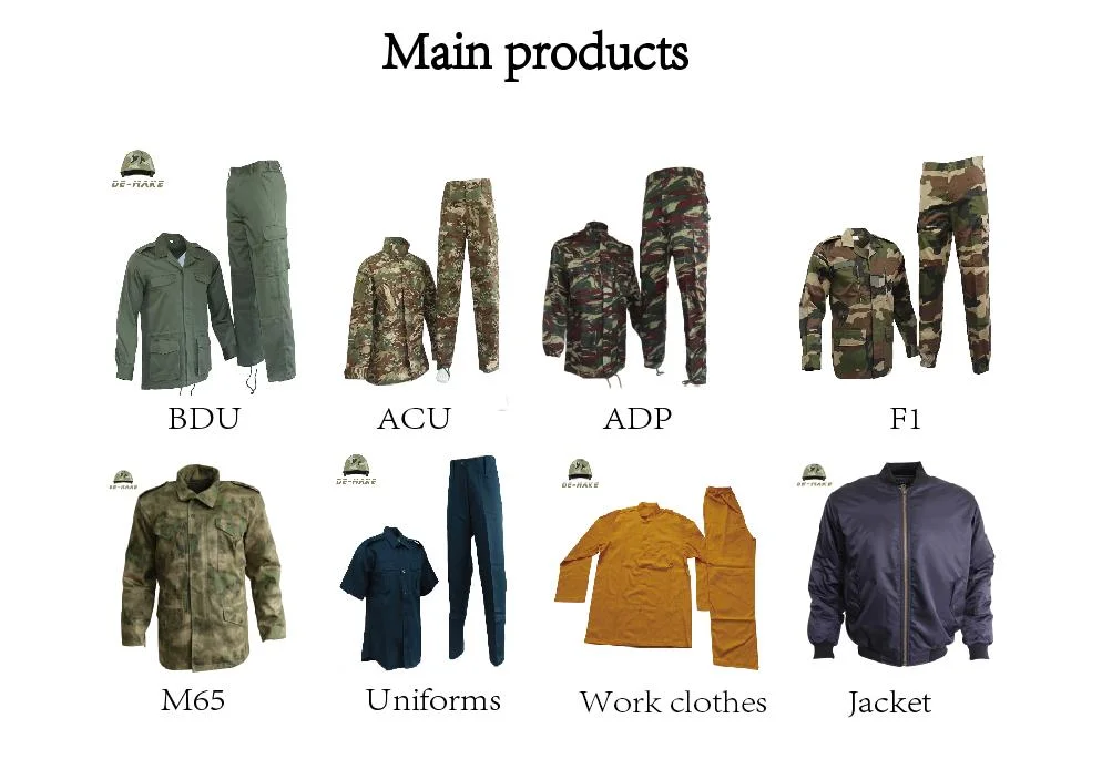 Bdu Uniform Wholesale OEM Men&prime; S and Women&prime; S Custom Military Bdu Combat Suit for Ghana in West Africa