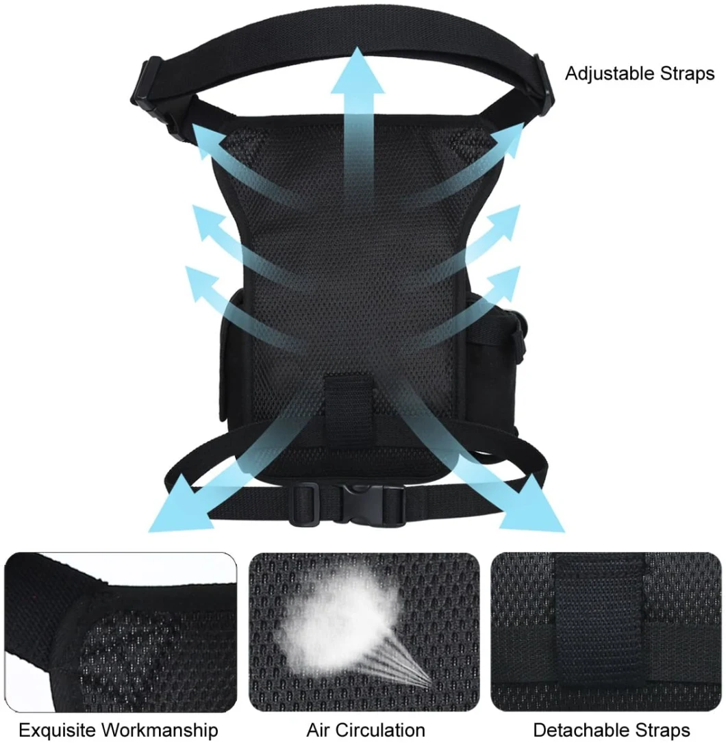 Men&prime; S Drop Leg Pouch Tools Bags Tactical Leg Bag Fanny Pack Thigh Bags Bike Cycling Hip Bag Canvas Waist Packs