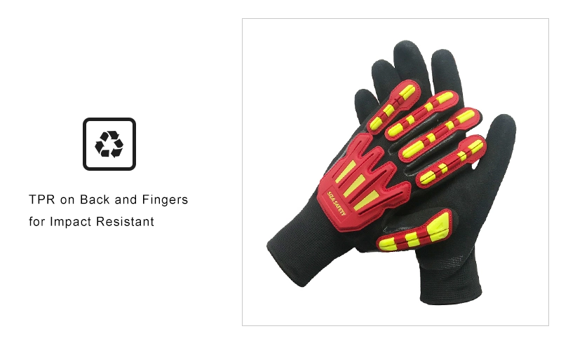 Gloves Gloves Tactical Manufacturers Custom Tactical Hand Builders Construction TPR Protective Anti Impact Work Gloves
