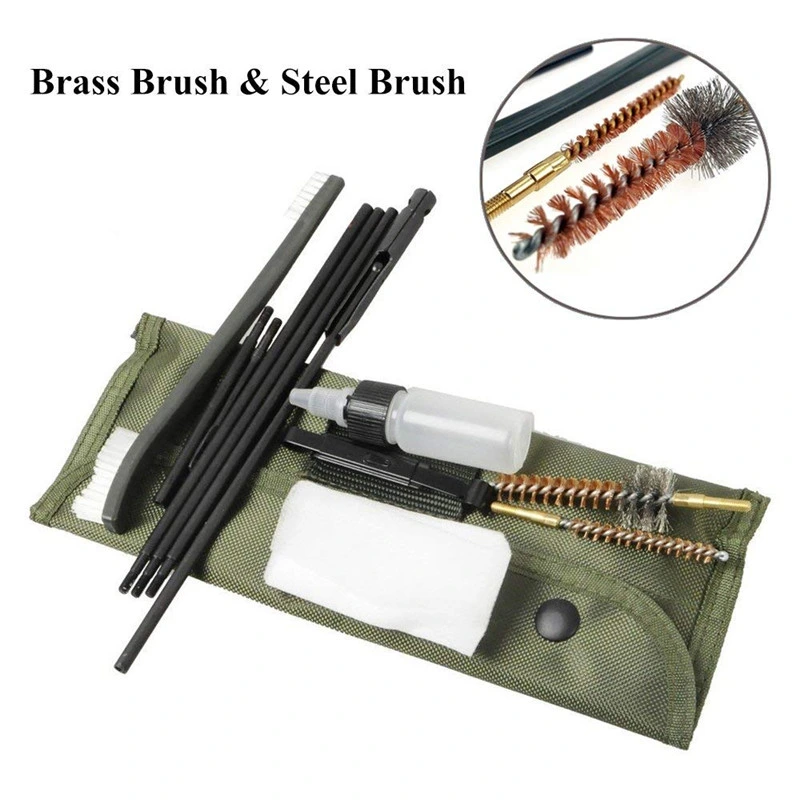 Ar-15 / M16 Bore Cleaning Kit Universal Cleaning Kits Tactical Rif Bore Brushes Set Hunting Accessories