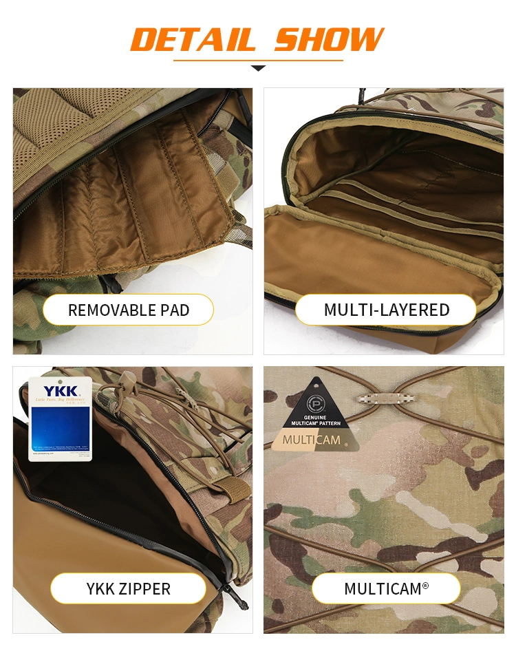 500d Nylon Molle System Military Products Sports Style Hiking Military Tactical Backpack
