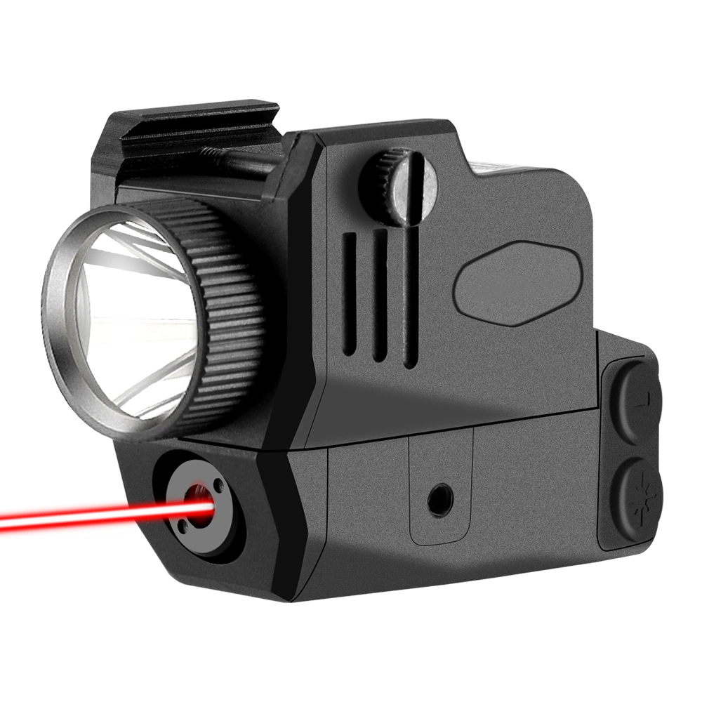 Red DOT Laser Sight Tactical LED Flashlight 2 In1 Weapon Flashlight Scope Combo Hunting Accessories