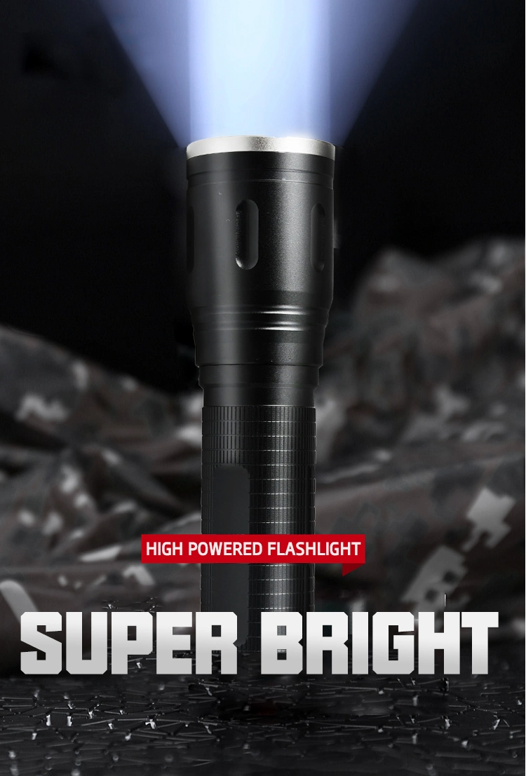 Brightenlux Super Bright Small Zoomable LED Tactical Flashlights &amp; Torches with 5 Modes Light Torch Light