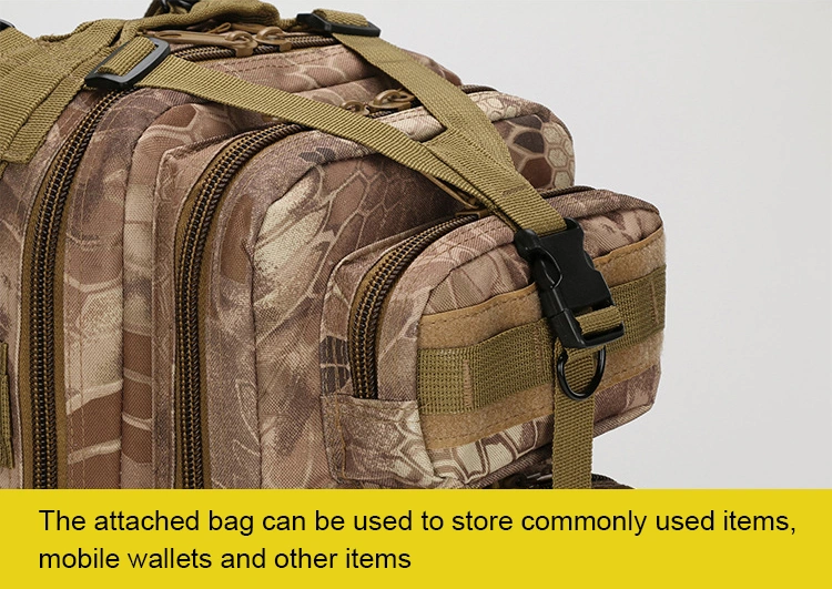 Mil Camo Style Shoulder Tactical Outdoor Combat 25L Camouflague Laptop Luggage Backpack
